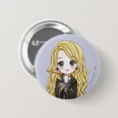 Magical Luna Lovegood Watercolor Button (Vorne & Hinten)