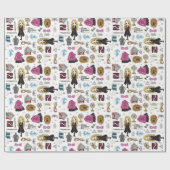 Magical Luna Lovegood Watercolor Geschenkpapier (Flach)