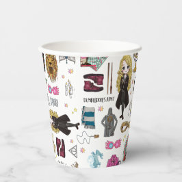 Magical Luna Lovegood Watercolor Pappbecher