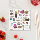 Magical Luna Lovegood Watercolor Serviette (Beispiel)