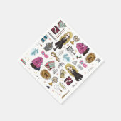 Magical Luna Lovegood Watercolor Serviette (Ecke)