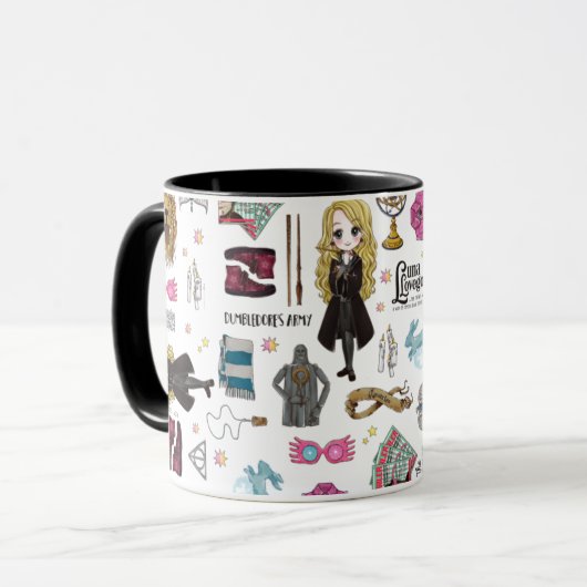 Magical Luna Lovegood Watercolor Tasse (Vorderseite Links)