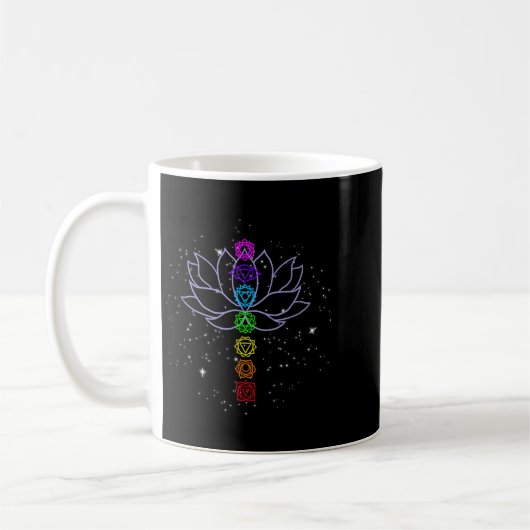 Magical Mandala Lotus Lines Cool Mandala Design Lo Kaffeetasse (Links)