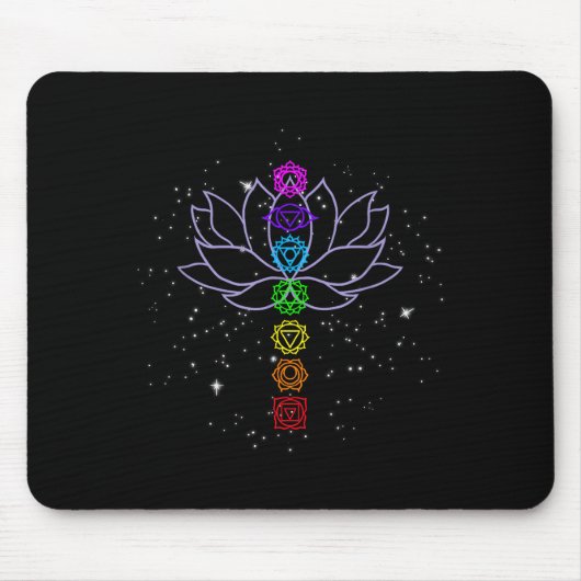 Magical Mandala Lotus Lines Cool Mandala Design Lo Mousepad (Vorne)