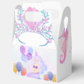 Magical Mermaid Birthday Invitation Card Geschenkschachtel (Offen)