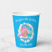 Magical Mermaid Birthday Pappbecher (Rückseite)