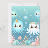 Magical Mermaid Birthday Party Einladung (Rückseite)