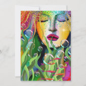 Magical Mermaid Feiertagskarte (Vorderseite)