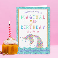 Magical Mermaid Girls Any Age Birthday