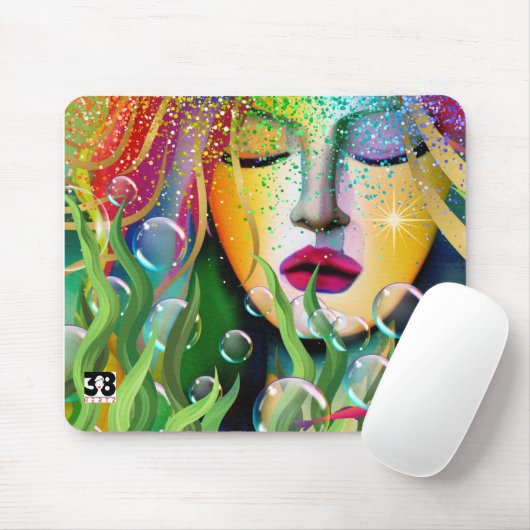 Magical Mermaid Mousepad (Mit Mouse)