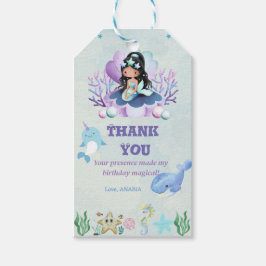Magical Mermaid Watercolor Vielen Dank Geschenkanhänger