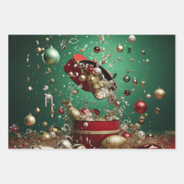 Magical Midnight Christmas Geschenkpapier Set