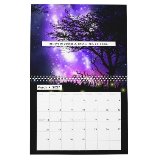 Magical Milky Way Calendar Kalender (Mär 2027)
