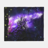 Magical Milky Way Fleece Blanket (Vorderseite (Horizontal))