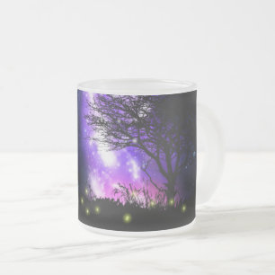 Magical Milky Way Mattiert Glass Coffee Tasse