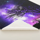 Magical Milky Way Sherpa Blanket Sherpadecke (3/4)