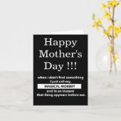 Magical Mommy Happy Mütter Tag Gruß Karte (Gelbe Blume)