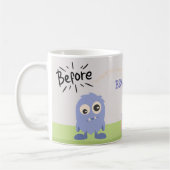 Magical Monster Transformation Kids Name Kaffeetasse (Links)
