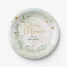 Magical Moon & Stars Greenerity Gold Baby Dusche