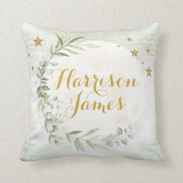 Magical Moon & Stars Greenerity Gold Baby Kinderzi Kissen