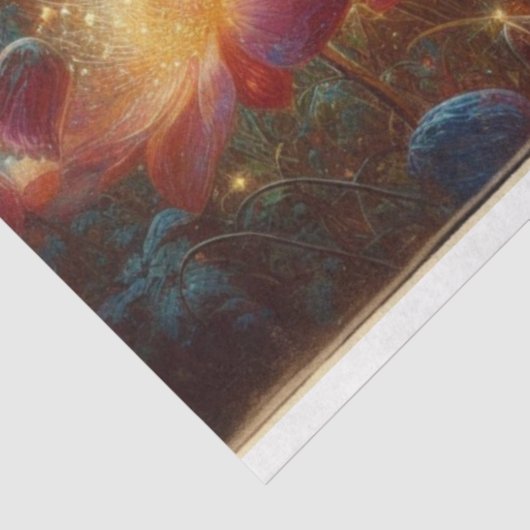 Magical Moonlight Firefly Garden Alice Decoupage Seidenpapier (Ausschnitt)