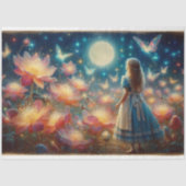 Magical Moonlight Firefly Garden Alice Decoupage Seidenpapier (Vorderseite)