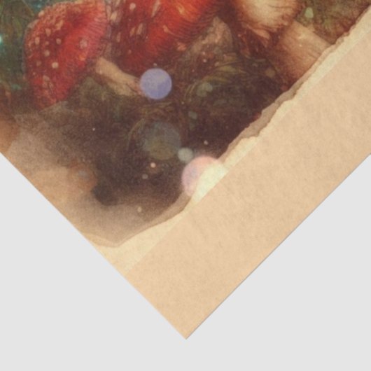 Magical Mushroom Wonderland and Alice Decoupage Seidenpapier (Ausschnitt)