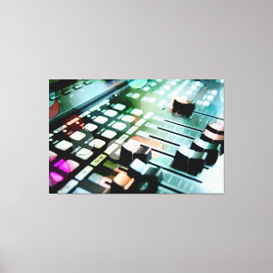 Magical Music Mixer Leinwanddruck