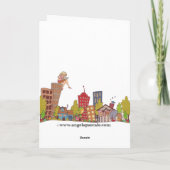 Magical Musical Man (notecard) Karte (Rückseite)