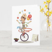 Magical Musical Man (notecard) Karte (Gelbe Blume)