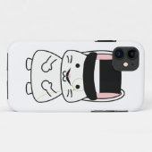 Magical Mustached Rabbit Case-Mate iPhone Hülle (Rückseite (Horizontal))