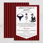 Magical & Mysterious Kids Birthday Party  Einladung (Vorne/Hinten)