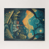 Magical Nordic Town Hall Puzzle (Horizontal)