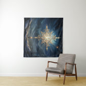 Magical North Star Tapestry Wandteppich (Beispiel (Horizontal))