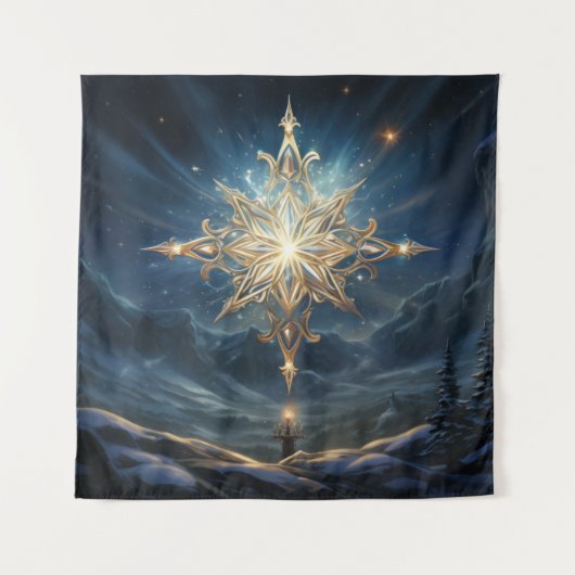 Magical North Star Tapestry Wandteppich (Vorderseite)