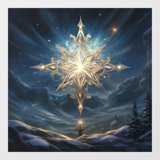 Magical North Star Window Cloning Fensteraufkleber (Blatt)