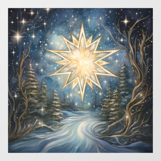 Magical North Star Window Cloning Fensteraufkleber (Blatt)