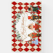 Magical Nutcraker Frohe Weihnachtsfeier Banner (Vertikal)