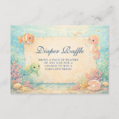 Magical Ocean Nursery Diapper Raffle Begleitkarte (Vorderseite)