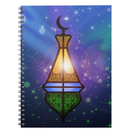 Magical Oriental Lantern - Notebook Notizblock (Vorderseite)