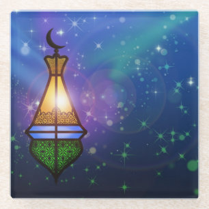 Magical Oriental Lantern - Untersetzer aus Glas