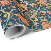 Magical Oriental Rug Pattern in Blue and Red Geschenkpapier (Rolleneckpunkt)