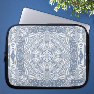 Magical Owl Mandala Laptopschutzhülle