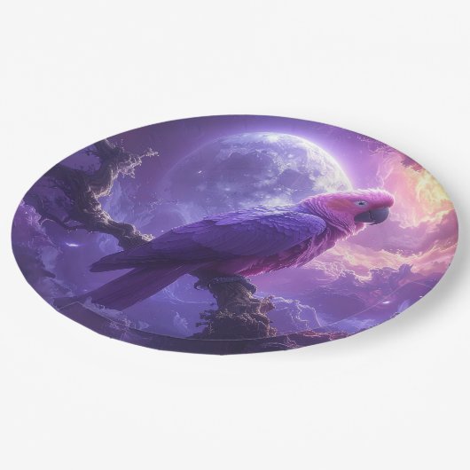 Magical Parrot Pappteller (Schrägansicht)