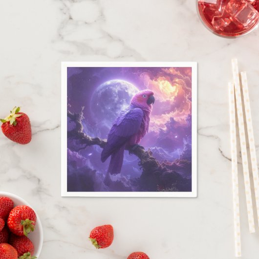 Magical Parrot Serviette (Beispiel)