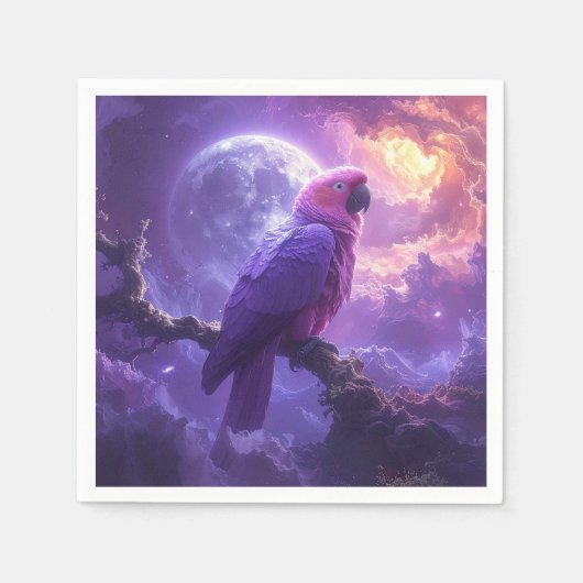 Magical Parrot Serviette (Vorderseite)