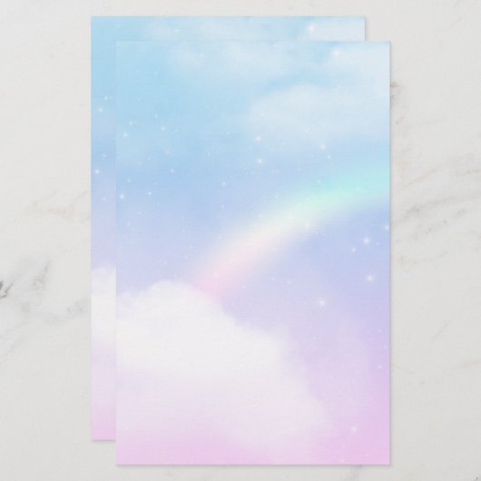 Magical Pastel Briefpapier (Vorne/Hinten)