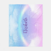 Magical Pastel Fleecedecke (Vorderseite)
