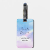 Magical Pastel Gepäckanhänger (Rückseite vertikal)