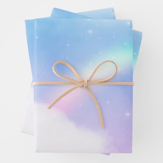 Magical Pastel Geschenkpapier Set (Beispiel)